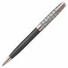 Parker - Sonnet Metal Grey Rose Gold Trim Ballpoint Pen