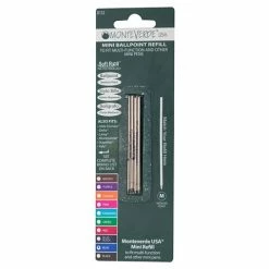 Monteverde - Mini Ballpoint Refill Pack 4pce Blue