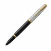 Parker - 51 Premium Fountain Pen W/Gold Trim Black Med