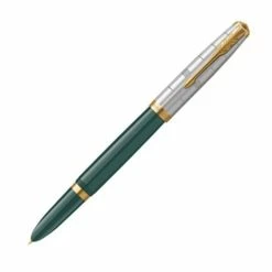 Parker - 51 Premium Fountain Pen W/Gold Trim Forest Green M