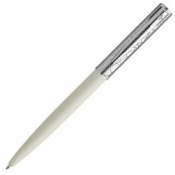 Waterman - Allure Deluxe Metal & White Lacquer Ballpoint Pen