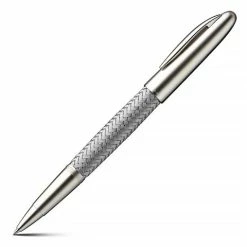 Porsche Design - TecFlex Steel & Black Rollerball Pen