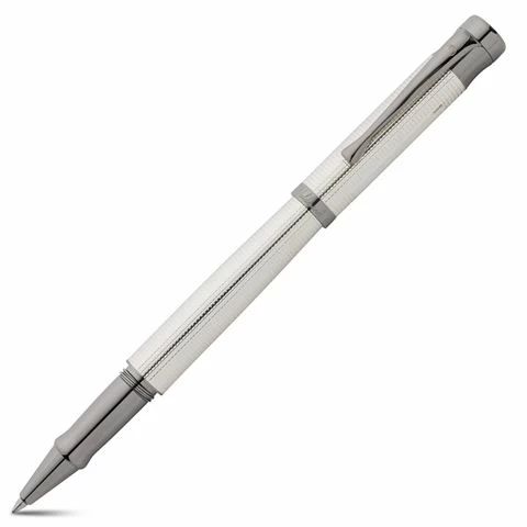 Waldmann - Tango S/Silver Square Pattern Rollerball Pen