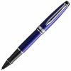 Waterman - Expert 3 Dark Blue Rollerball Chrome Trim Pen