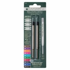 Monteverde - Ballpoint Refill Set 2pce Black