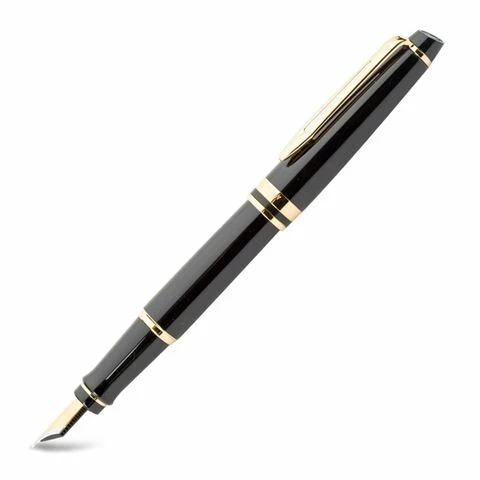 Waterman - Expert Black Fountain Pen With Gold Trim