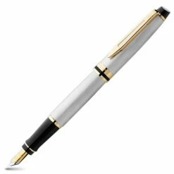 Waterman - Expert Stainless Steel Fountain Pen W/Gold Trim