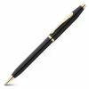 Cross - Century II Ballpoint Pen Lacquer Black & Gold Trim