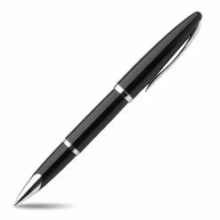 Waterman - Carene Black Sea Chrome Trim Rollerball Pen