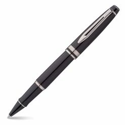 Waterman - Expert Black & Chrome Trim Rollerball Pen