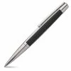 Dupont - Defi Ballpoint Pen Black Leather & Palladium