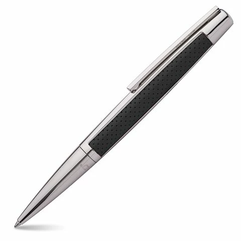 Dupont - Defi Ballpoint Pen Black Leather & Palladium