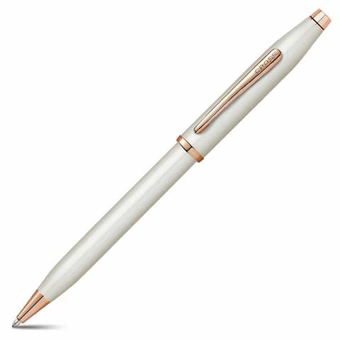 Cross - Century II Lacquer Ballpoint Pen White & Rose Gold