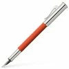 Faber-Castell - Guilloche Fountain Pen Orange