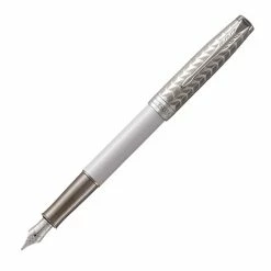 Parker - Sonnet Fountain Pen Metal & Pearl Lacq Chrome Trim