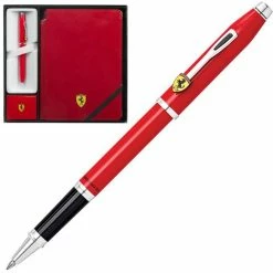 Cross - Ferrari Century II Glossy Rosso Corsa Gift Set 2pce