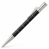 Faber-Castell - Anello Black & Platinum Plated Ballpoint Pen