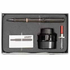 Lamy - Safari Matte Charcoal Fountain Pen Gift Pack