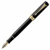 Parker - Duo GT Fountain Pen Black Medium Nib