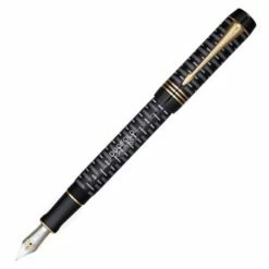 Parker - Duofold 100 Ltd.Ed Black Gold Trim Fountain Pen M
