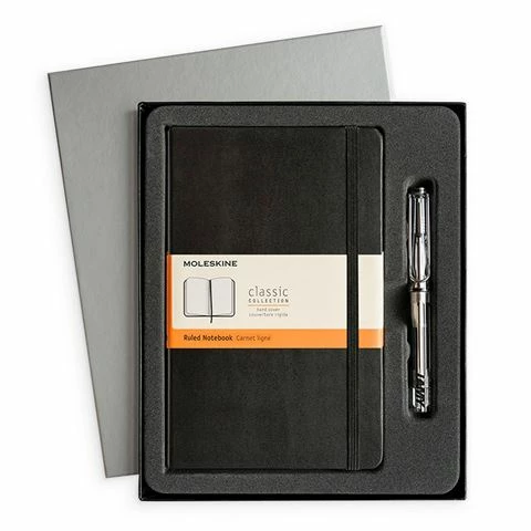 Lamy - Safari Transparent Rollerball W/Moleskine Large 2pce