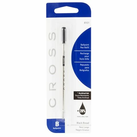 Cross - 8101 Broad Ballpoint Refill Black