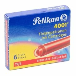 Pelikan - 4001 Ink Cartridge Set 6pce Red