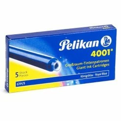 Pelikan - Giant Royal Blue Ink Cartridge Set 5pce
